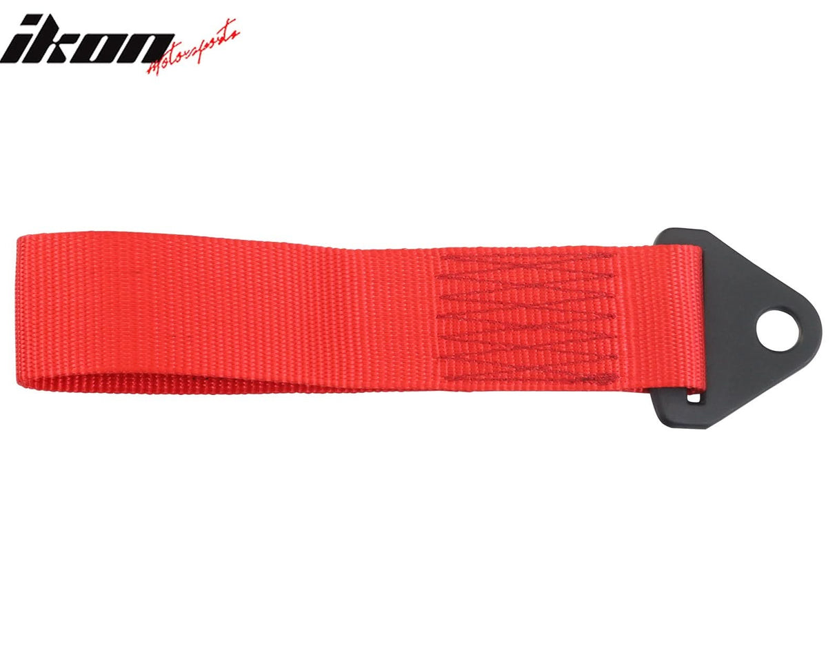 Universal Red Tow Strap Heavy Duty Decorative Belt With IKON Logo