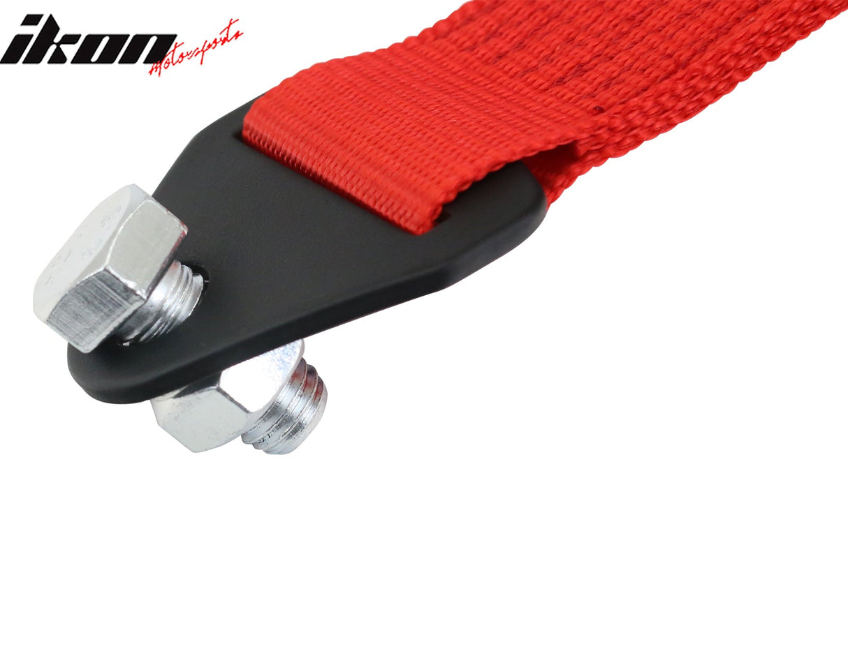 Universal Red Tow Strap Heavy Duty Decorative Belt With IKON Logo
