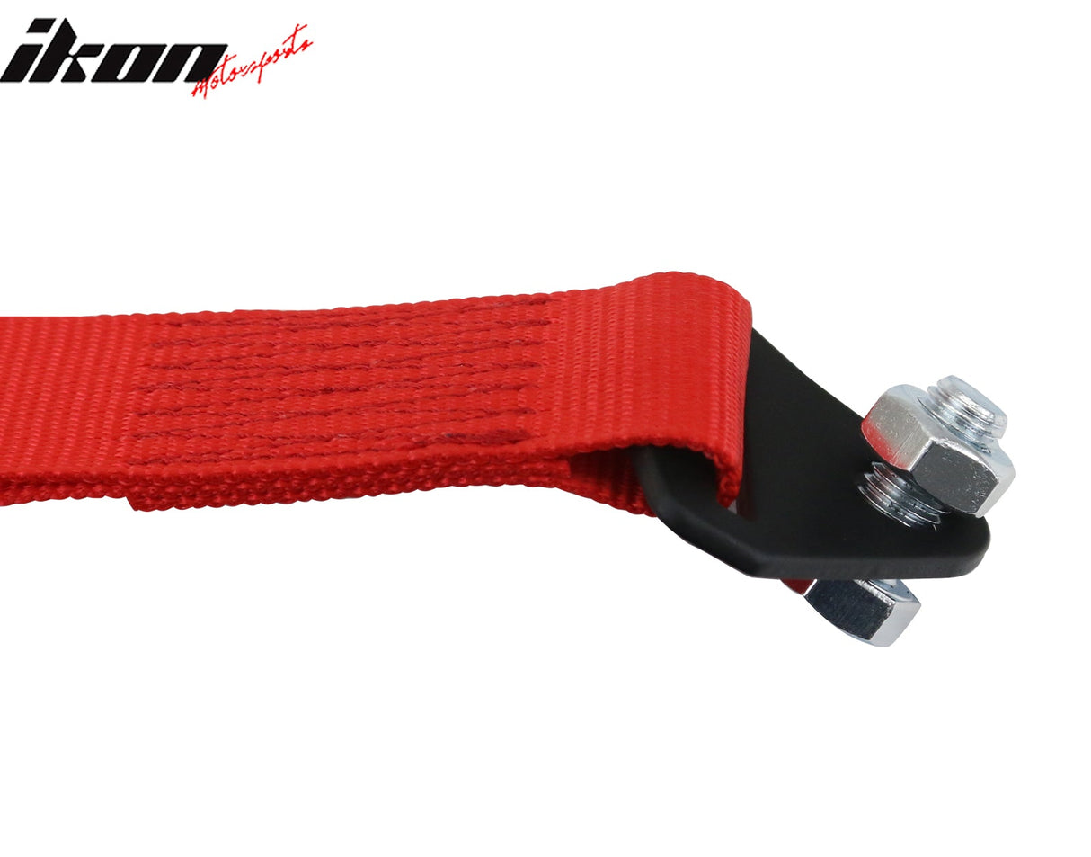 Universal Red Tow Strap Heavy Duty Decorative Belt With IKON Logo