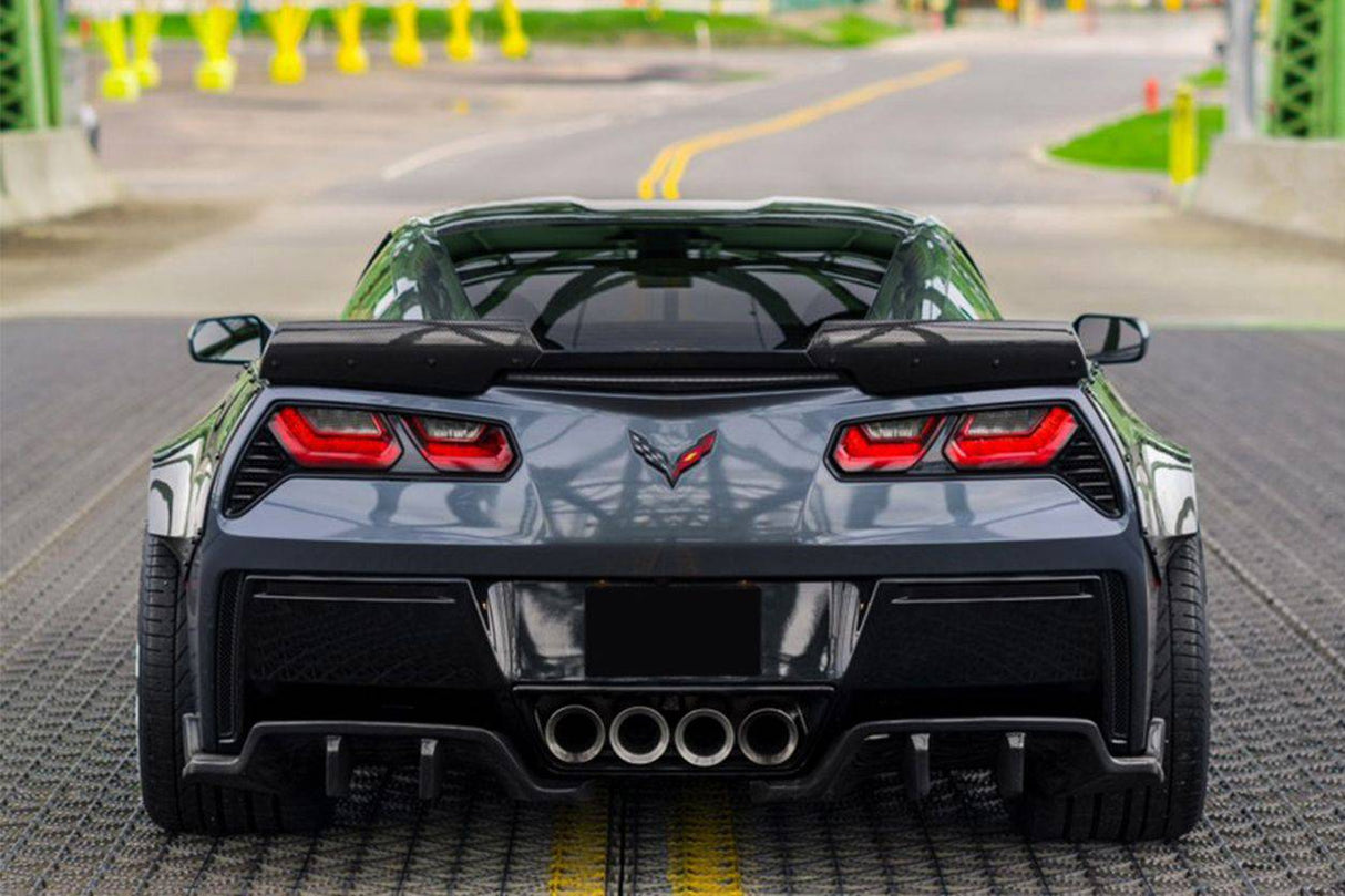 2013-2019 Corvette C7 Z51 Z06 Grandsport Carbon Fiber Trunk Spoiler