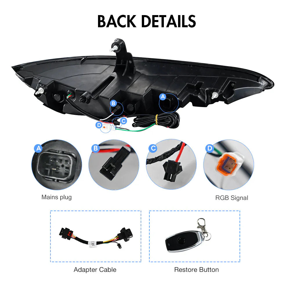 NTXGlow RGB LED Tail Lights (2020-2025 Toyota GR Supra)