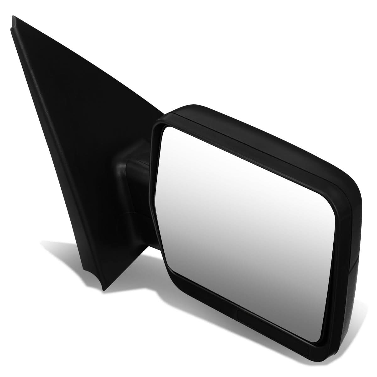 04-14 Ford F-150 Right Manual Towing Mirror - Black