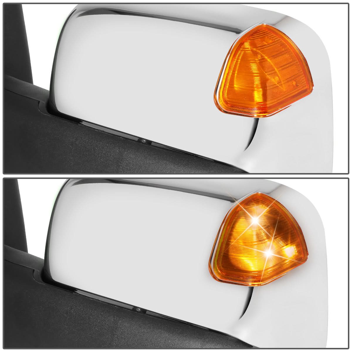 94-02 Dodge Ram Powered LED Towing Mirrors - Chrome Pair