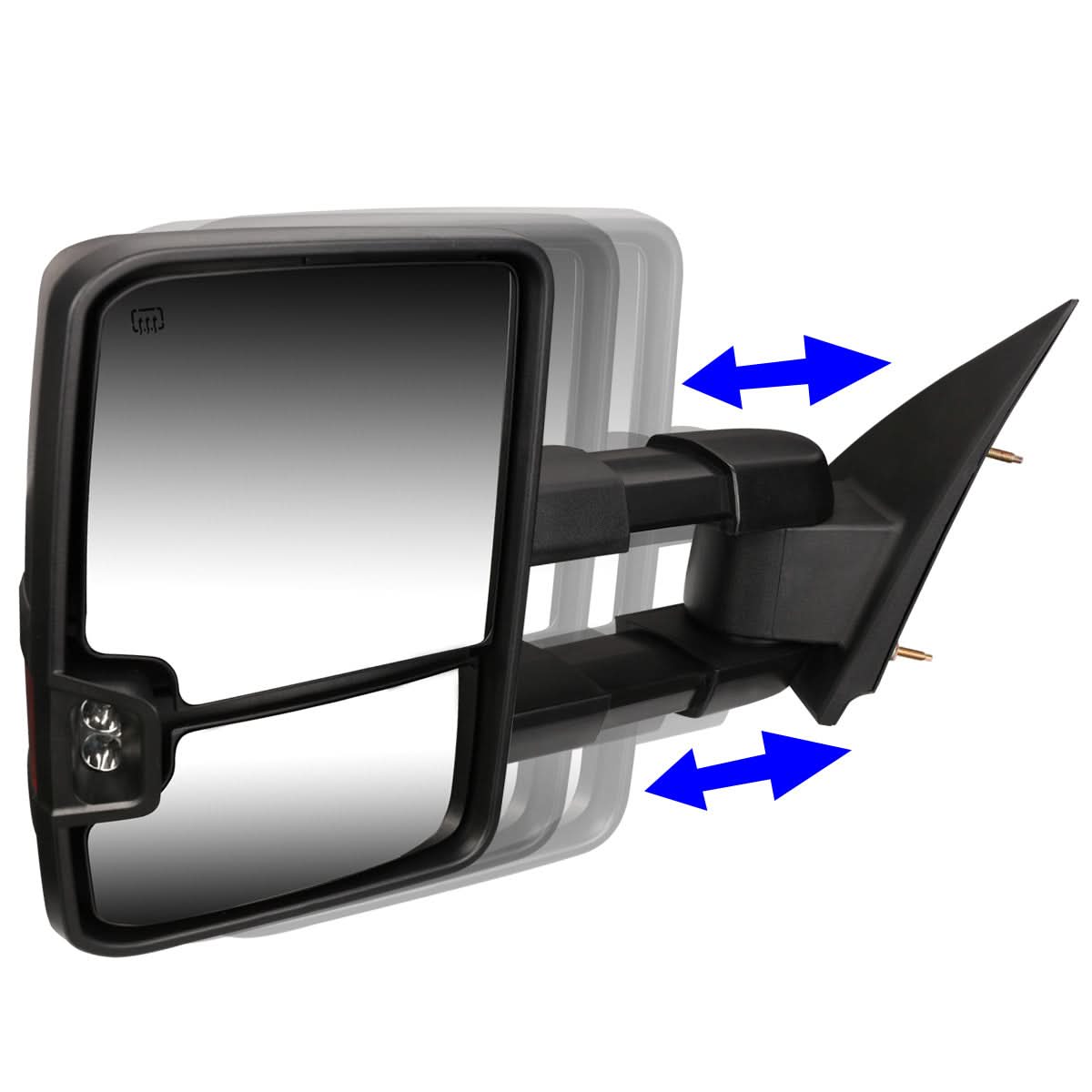 99-06 Chevy Silverado GMC Sierra Towing Mirror Left Powered Heated LED