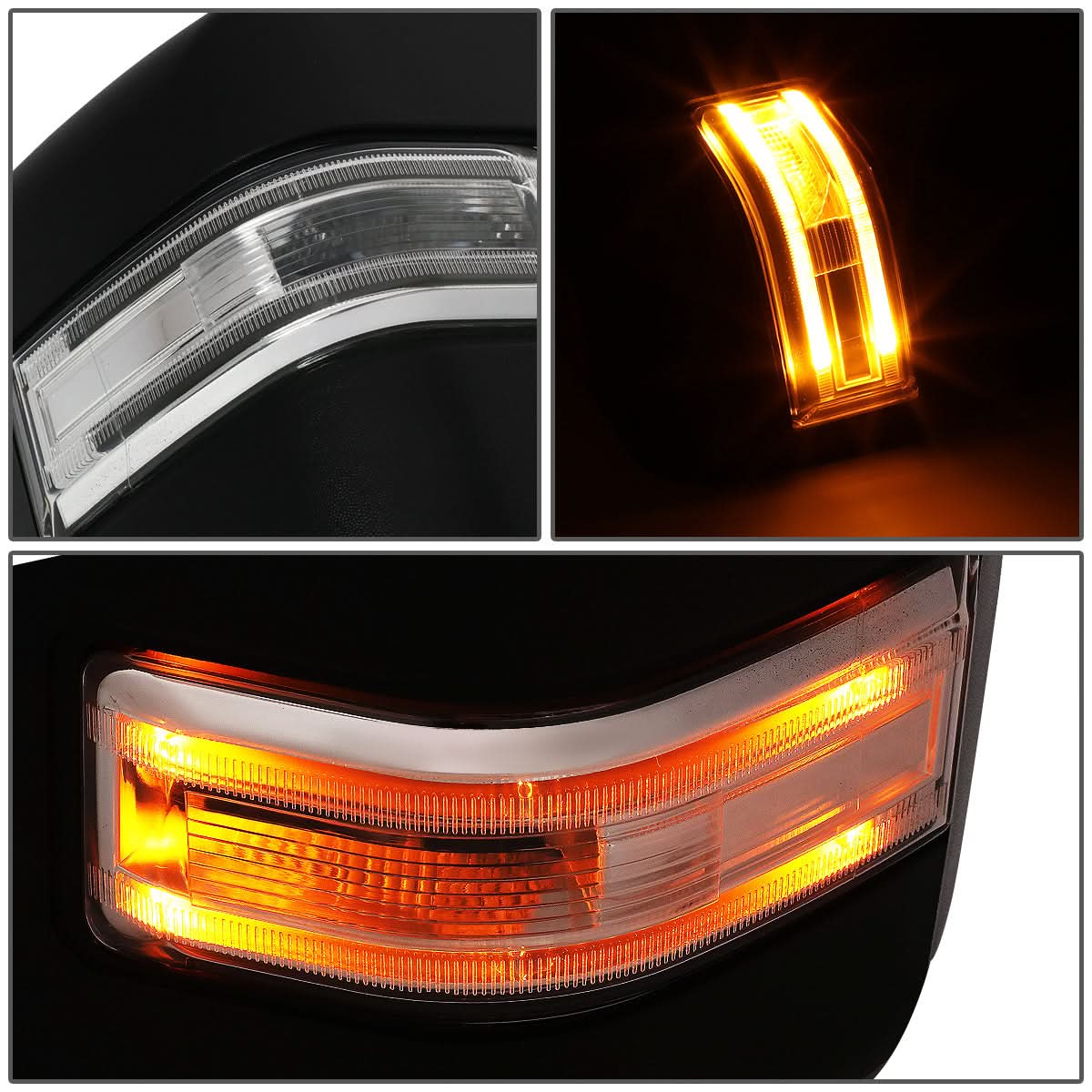 2008-2016 Ford F-250 F-350 F-450 F-550 Powered Heated Towing Mirrors