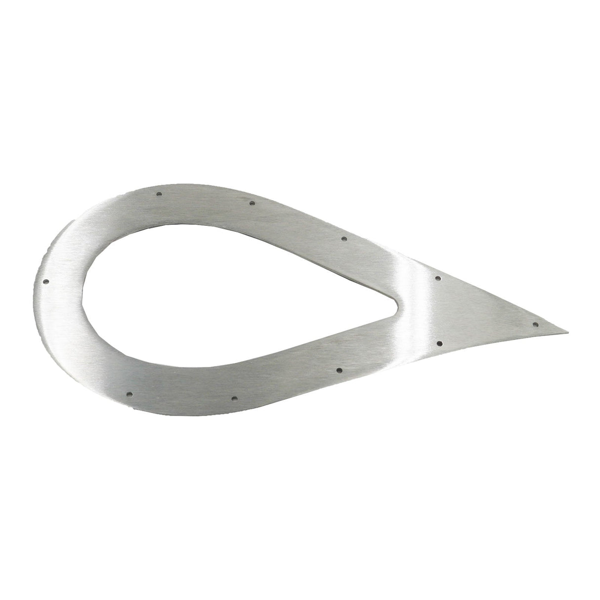 BBP 3" Stainless Steel Teardrop Exhaust Tip Trim Plate
