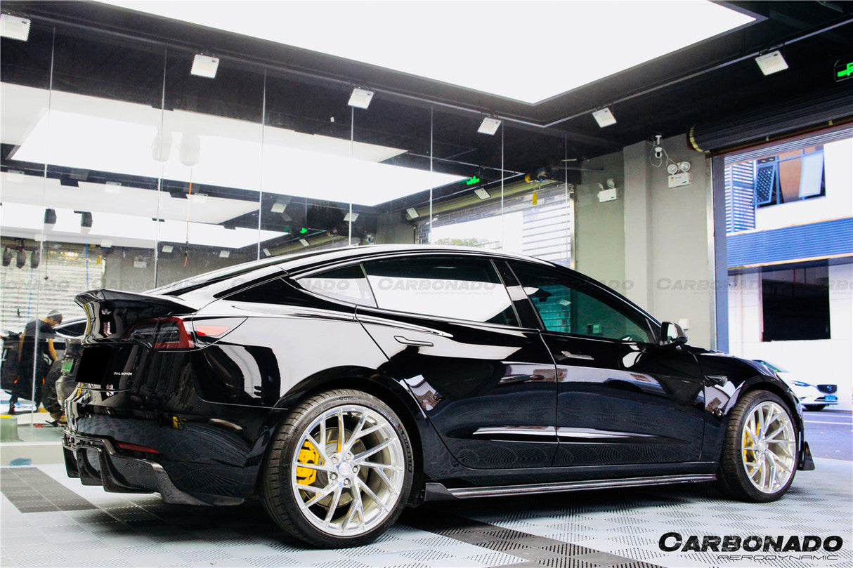 2017-2023 Tesla Model 3 VRS Style Carbon Fiber Trunk Spoiler