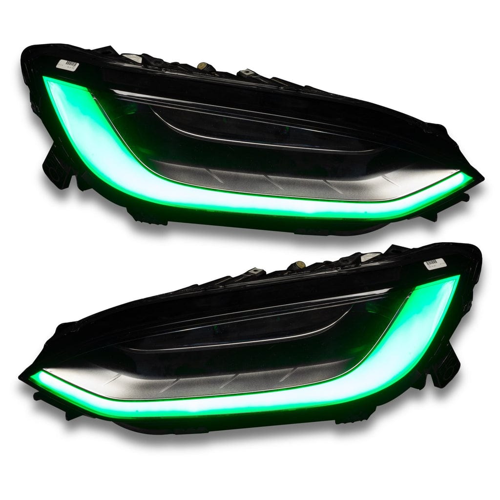 Tesla Model X DRL Boards (Multicolor Flow) 2016-2021