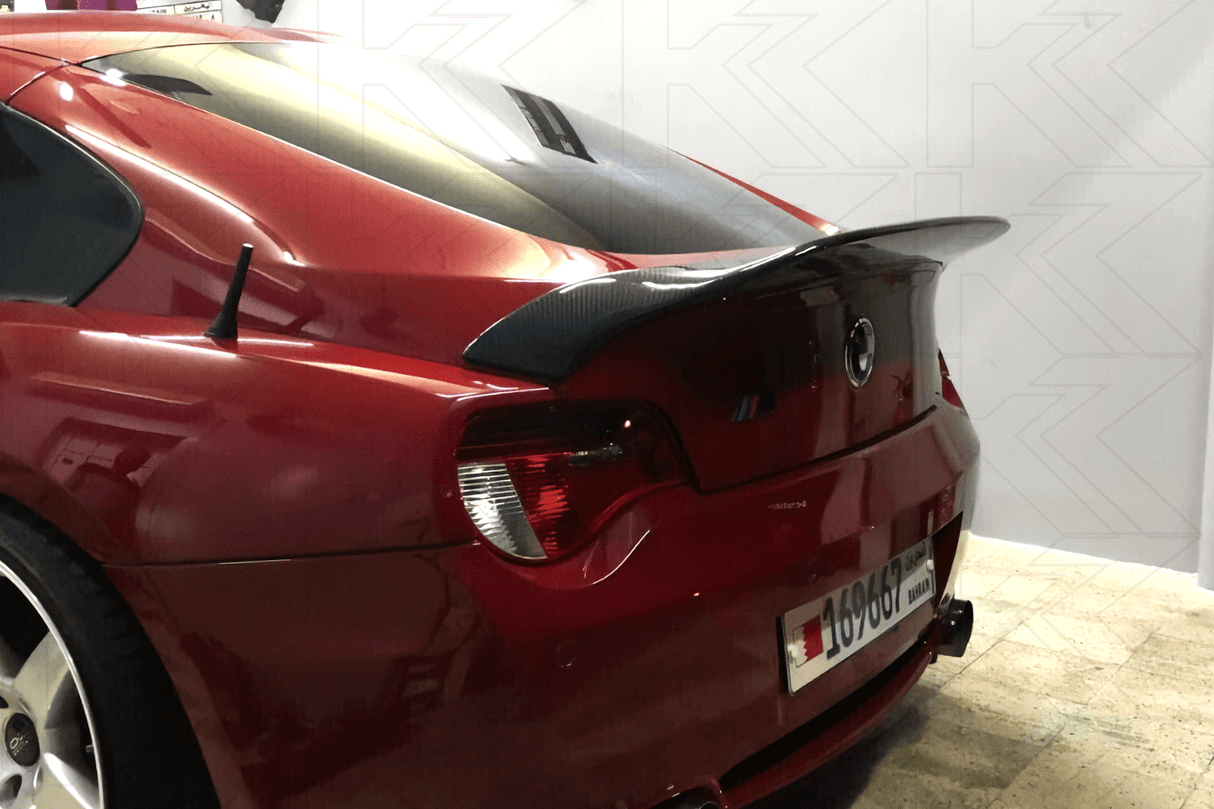 BMW Z4 E85/E86 Black Hyper Duck Tail Trunk Spoiler (2003 - 2008) V2 - K2 Industries