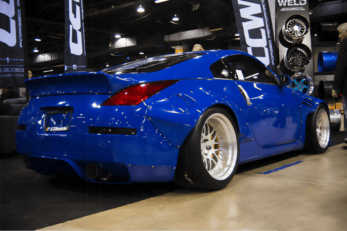 Nissan Fairlady 350z Black Rocket Bunny Style Duck Tail Trunk Spoiler (2002 - 2008) - K2 Industries