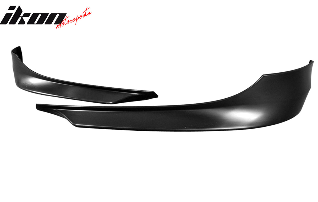 Fits 09-12 BMW E90 328I 335 2 Piece Front Bumper Lip PP + Splitter PU