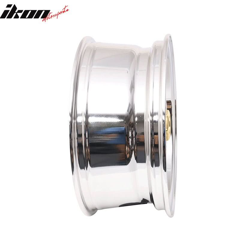 (4) 18X8.0 +35 5X114.3 / 5X120 Step Lip Deep Dish Mesh Wheels Rims