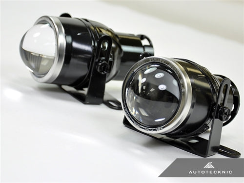 AutoTecknic Universal Projector Fog Lights - P1 Clear
