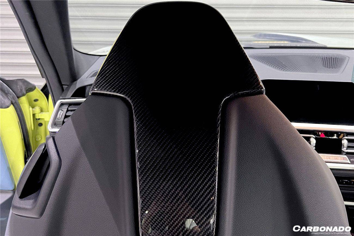 2021-UP BMW M4 M3 G82 G83 G80 OE Style Carbon Fiber UP Seat-back Cover