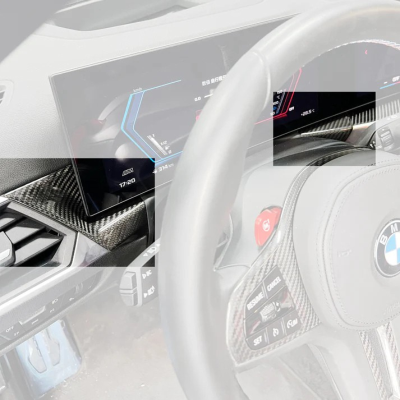 BMW 3/4 Series G80/G81/G82/G83/G87 Carbon Fiber Dashboard Trim (2021+)