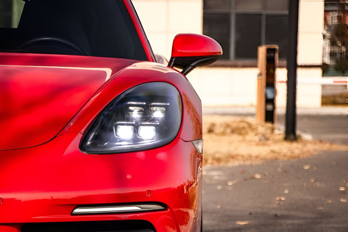 Porsche 718 982 Modern Style LED Headlights - Modern Design Upgrade (2024+)