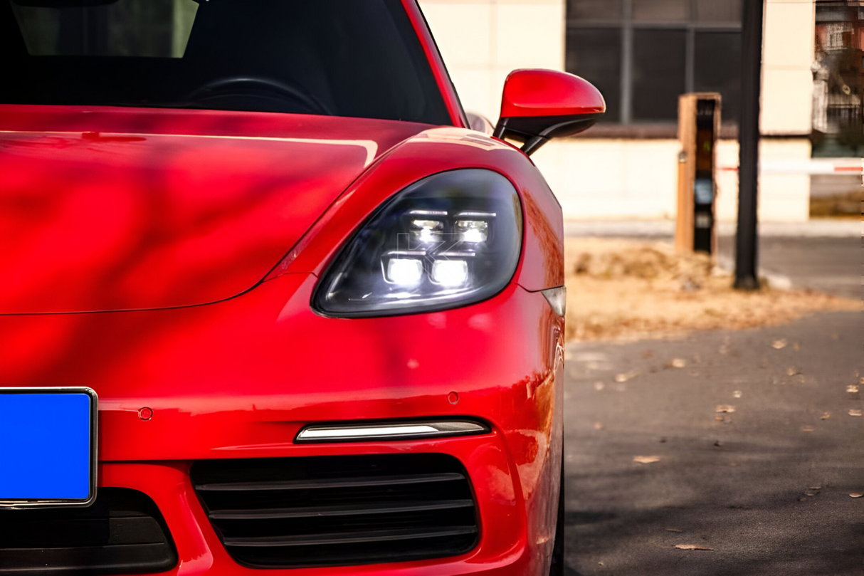 Porsche 718 982 Modern Style LED Headlights - Modern Design Upgrade (2024+)
