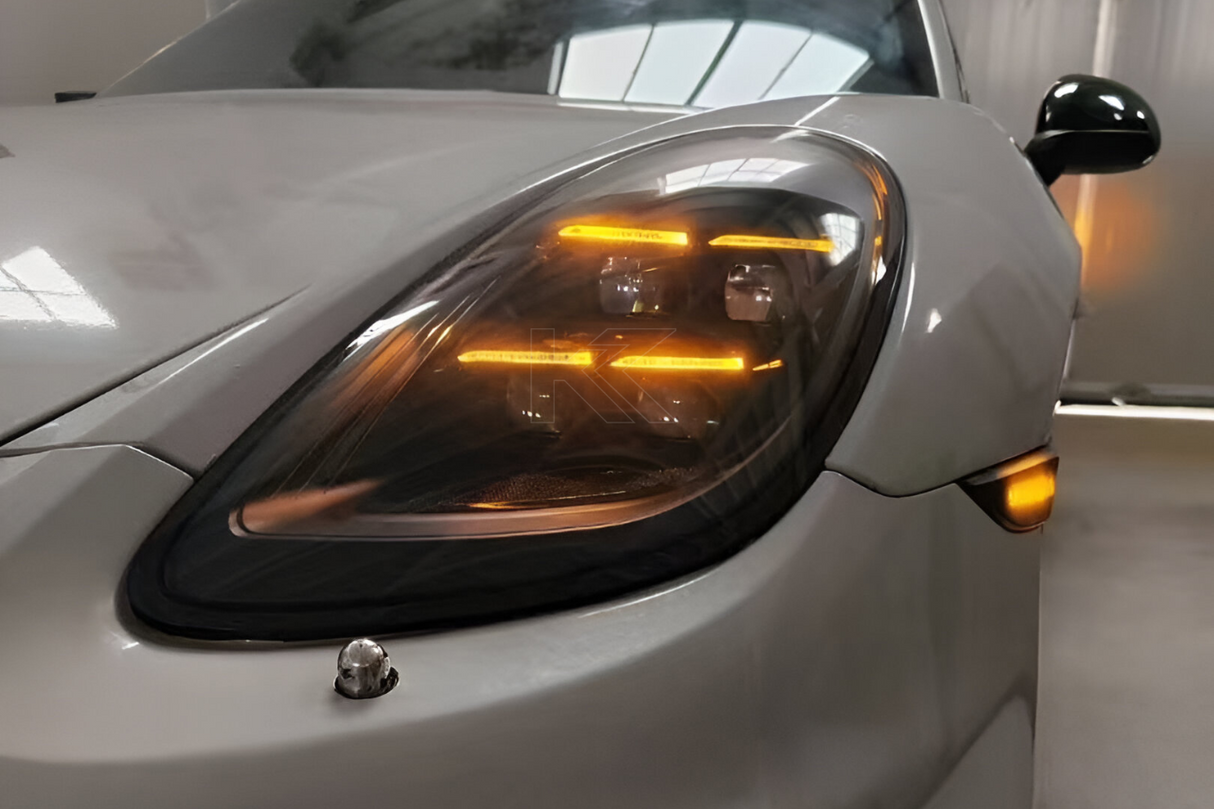 Porsche 718 982 Modern Style LED Headlights - Modern Design Upgrade (2024+)