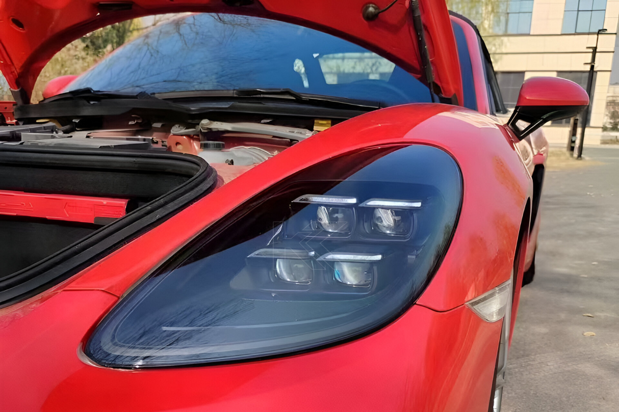 Porsche 718 982 Modern Style LED Headlights - Modern Design Upgrade (2024+)