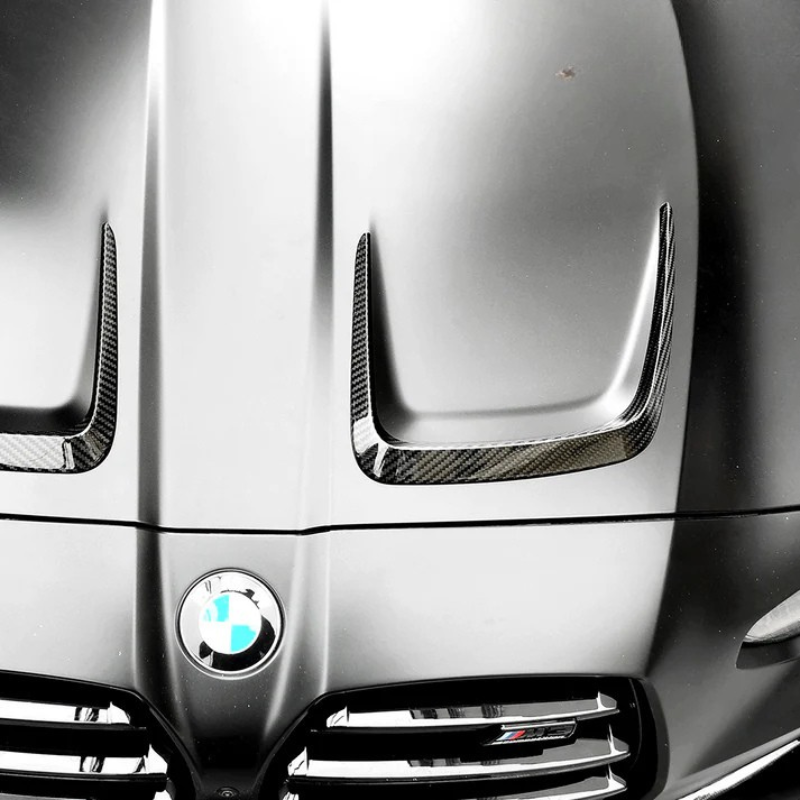 BMW 3/4 Series G80/G81/G82/G83 Carbon Fiber Hood Vents (2021+)