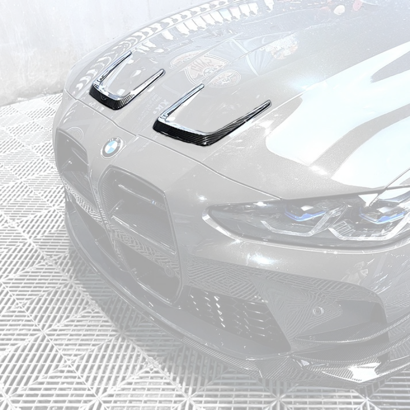 BMW 3/4 Series G80/G81/G82/G83 Carbon Fiber Hood Vents (2021+)