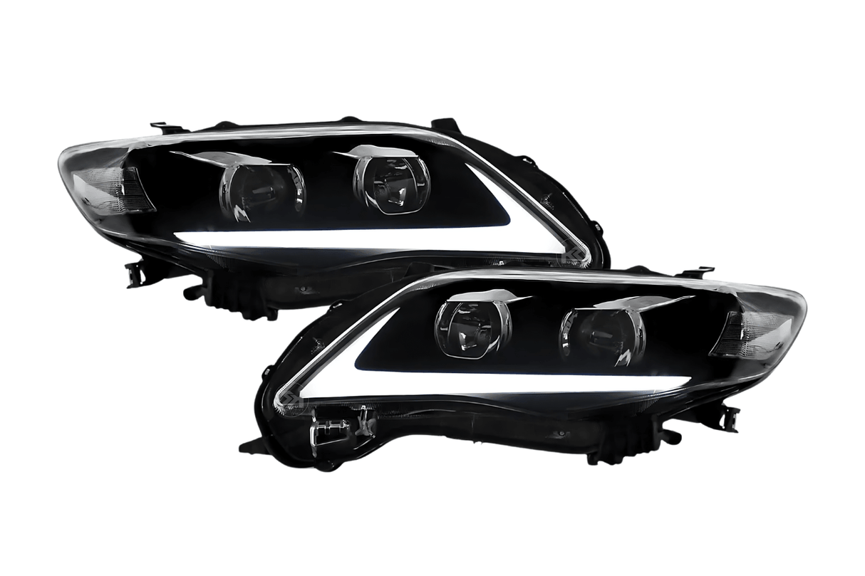 Toyota Corolla 10th Gen (E140 Wide-Body) Facelift Projector Headlights Upgrade (2011-2013)