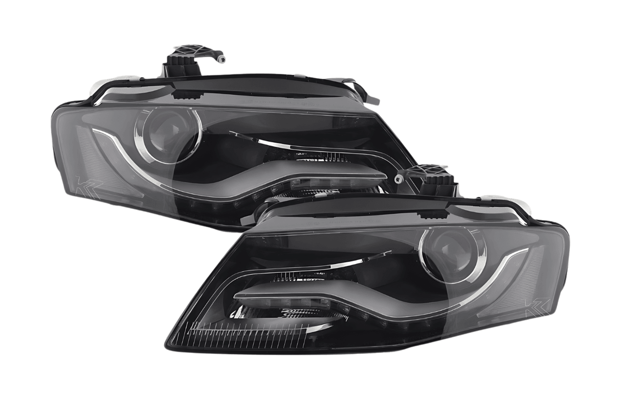 Audi A4 (B8/8K) OE+ Black Headlights - (2008-2011)