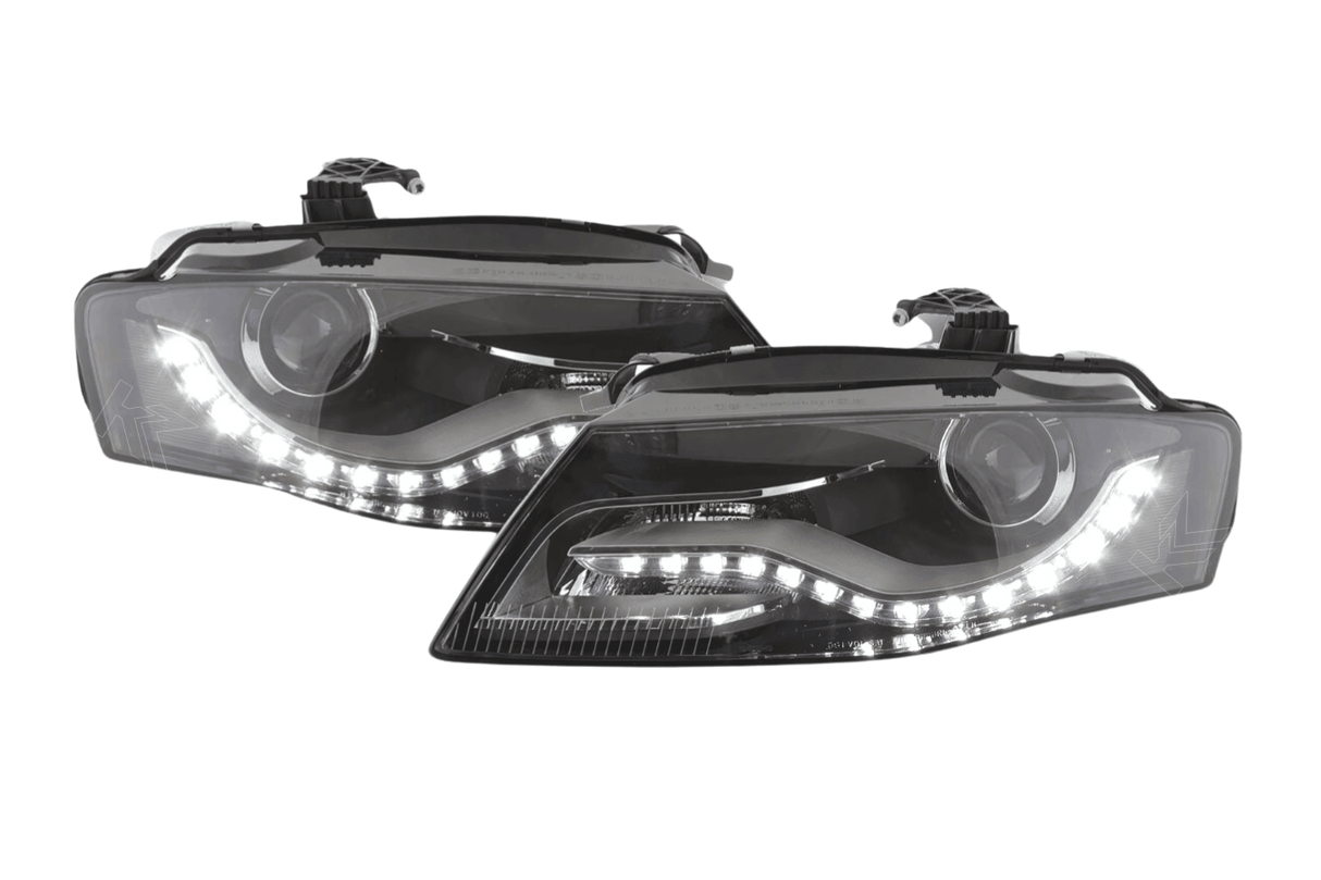 Audi A4 (B8/8K) OE+ Black Headlights - (2008-2011)