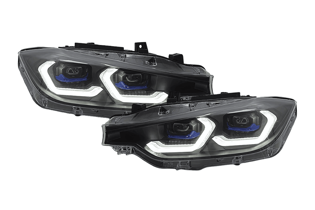 BMW 3-Series E92 / E93 Black Headlights 2006-2010 - For AFS Models