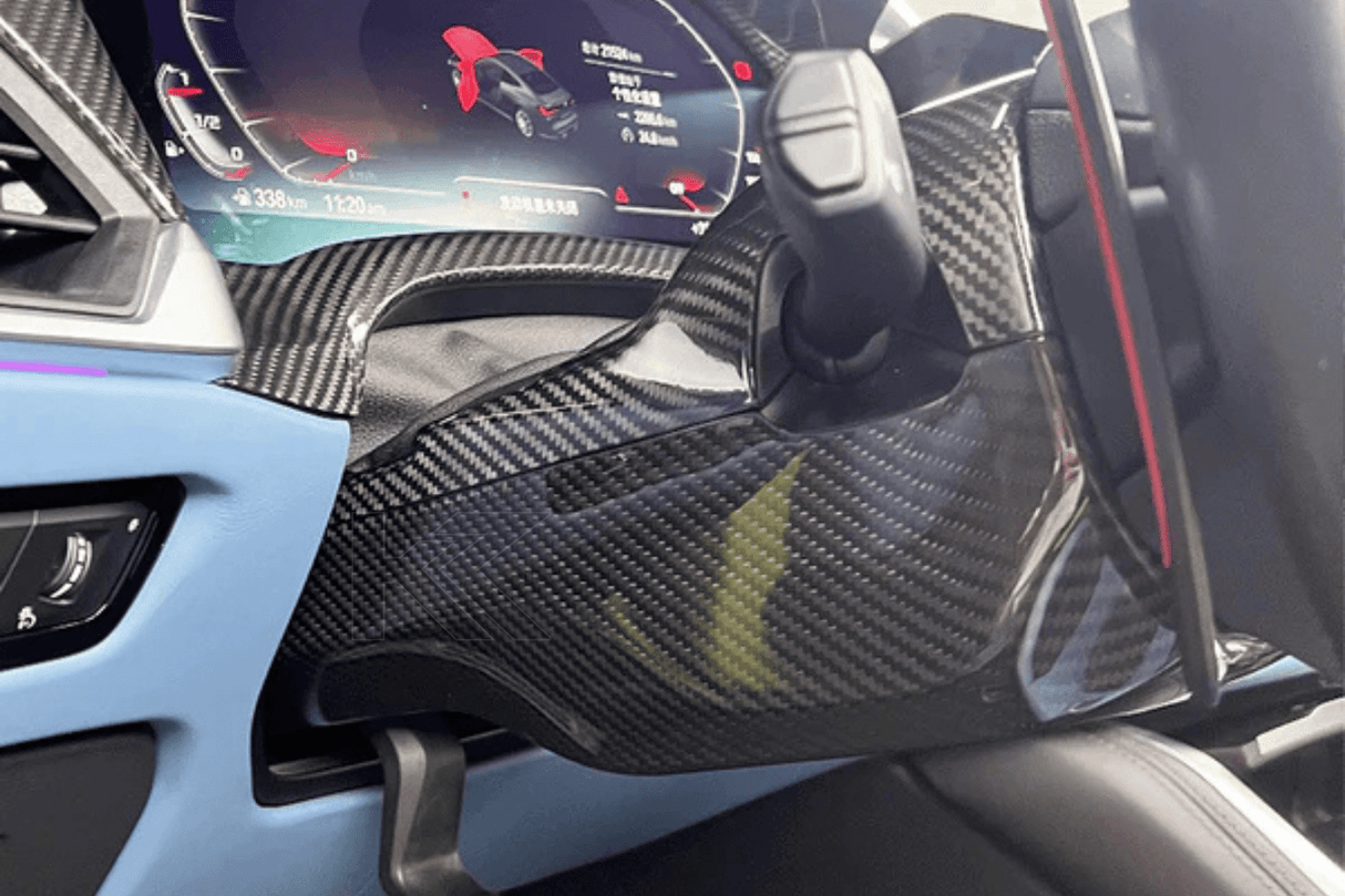 BMW 3 Series G80 G81 M3 / 4 Series G82 G83 M4 Carbon Fiber Steering Column Cover (2019+)