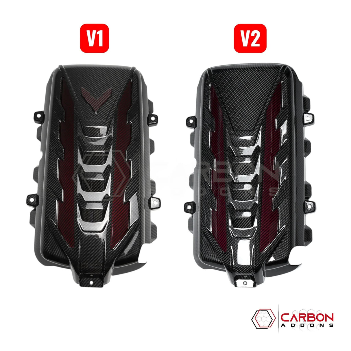 C8 Corvette Stingray Carbon Fiber Engine Cover | Direct OEM Replacement (2020–2026)