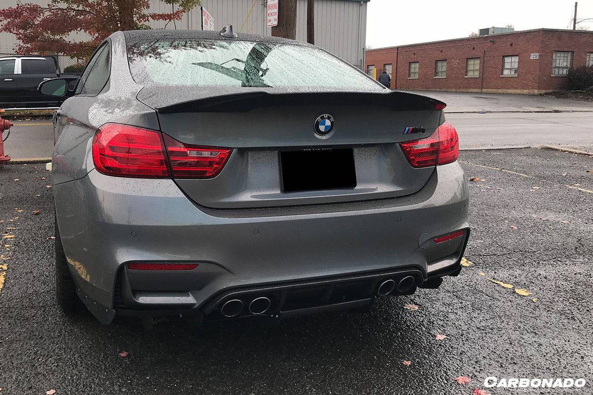 2014-2020 BMW M3 F80 M4 F82 VA Style Carbon Fiber Rear Diffuser Lip