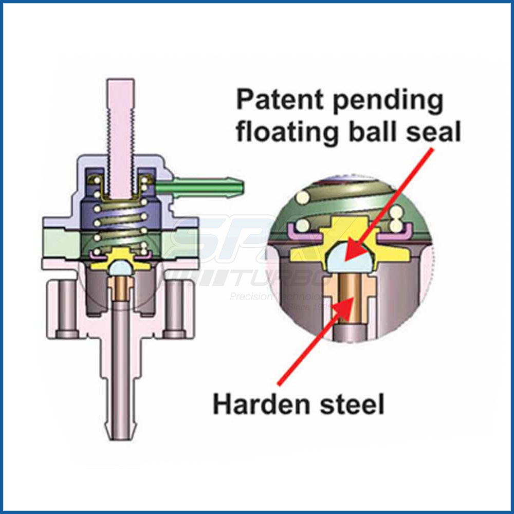 BMW E30-E28-E23 / Porsche 924-944 / Volvo in rail fuel pressure regulator FPR