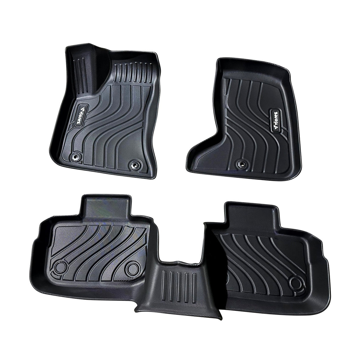 Vicrez All-Weather Front and Rear Floor Mat Liners | Dodge Charger 2011-2023
