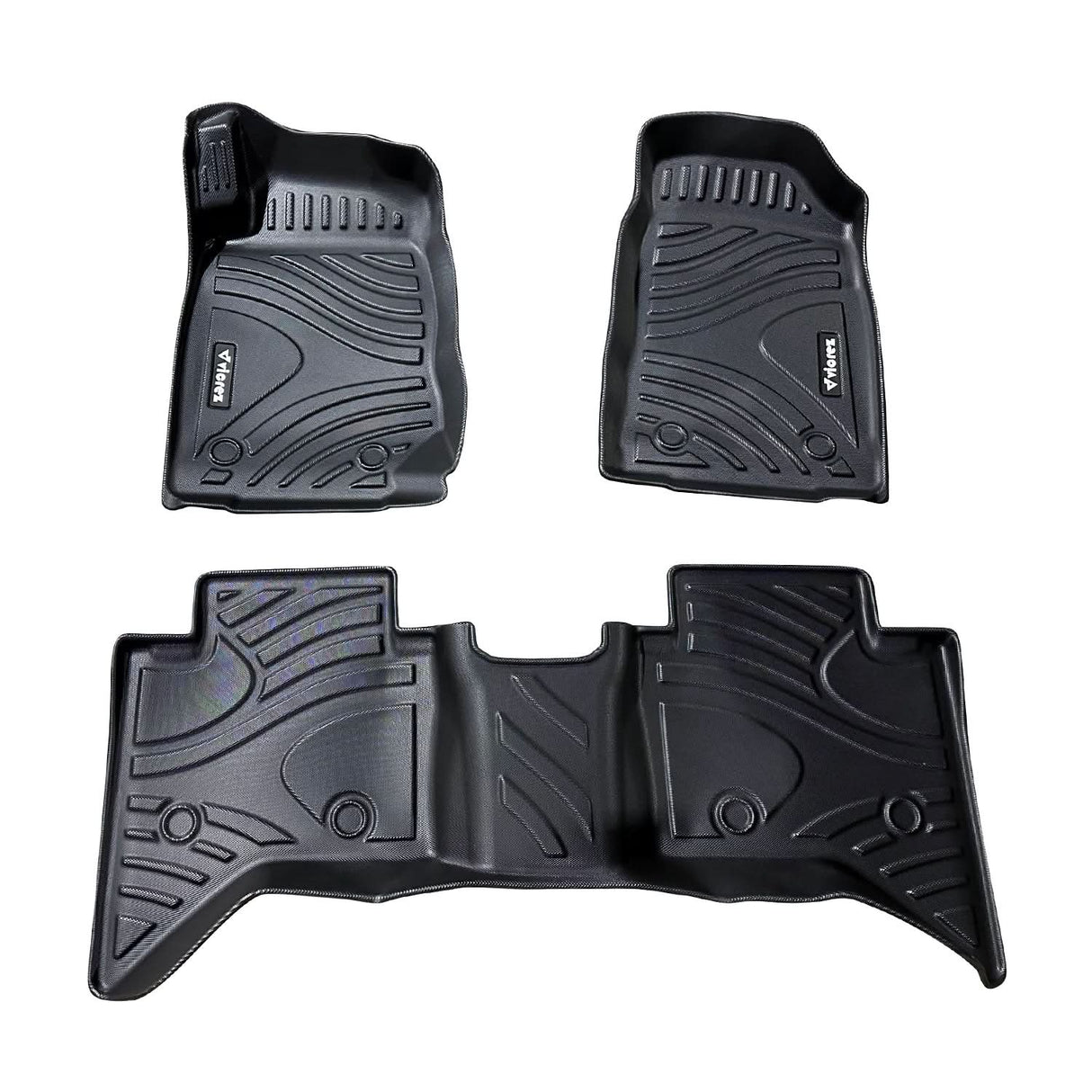 Vicrez All-Weather Front and Rear Floor Mat Liners | GMC Canyon 2015-2022