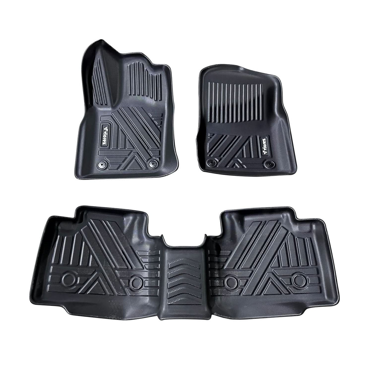 Vicrez All-Weather Front and Rear Floor Mat Liners | Jeep Grand Cherokee 2011-2021