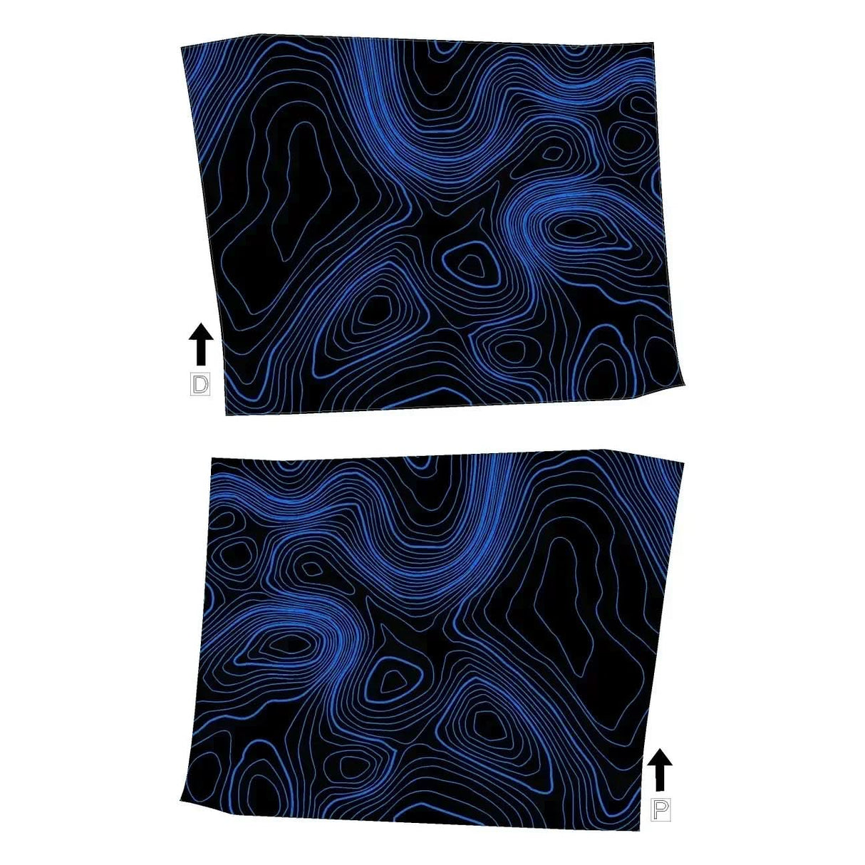 Topographic FRONT Door Armrest Panel Protection - 2024+ Tacoma / 2025+ 4Runner