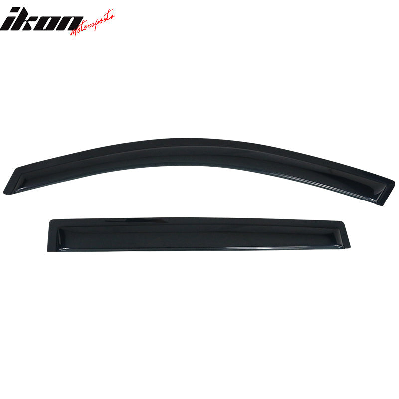 2007-2013 Acura MDX Visor Windows Rain Guard Acrylic Slim Style Smoke