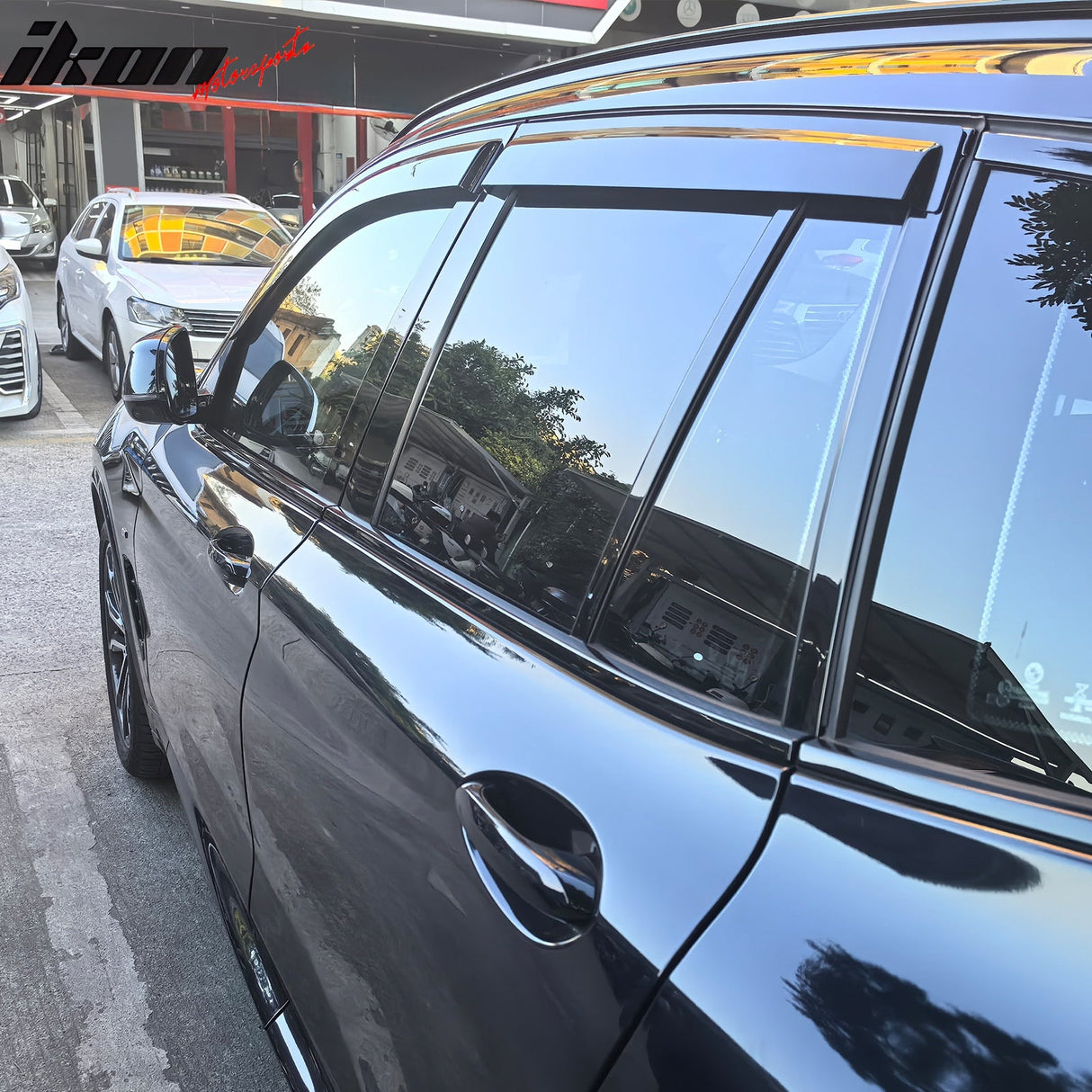 2018-2024 BMW G01 X3 4PCS Tape on Window Visors Vent Rain Sun Guards