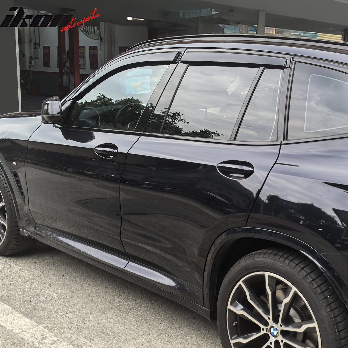 2018-2024 BMW G01 X3 4PCS Tape on Window Visors Vent Rain Sun Guards