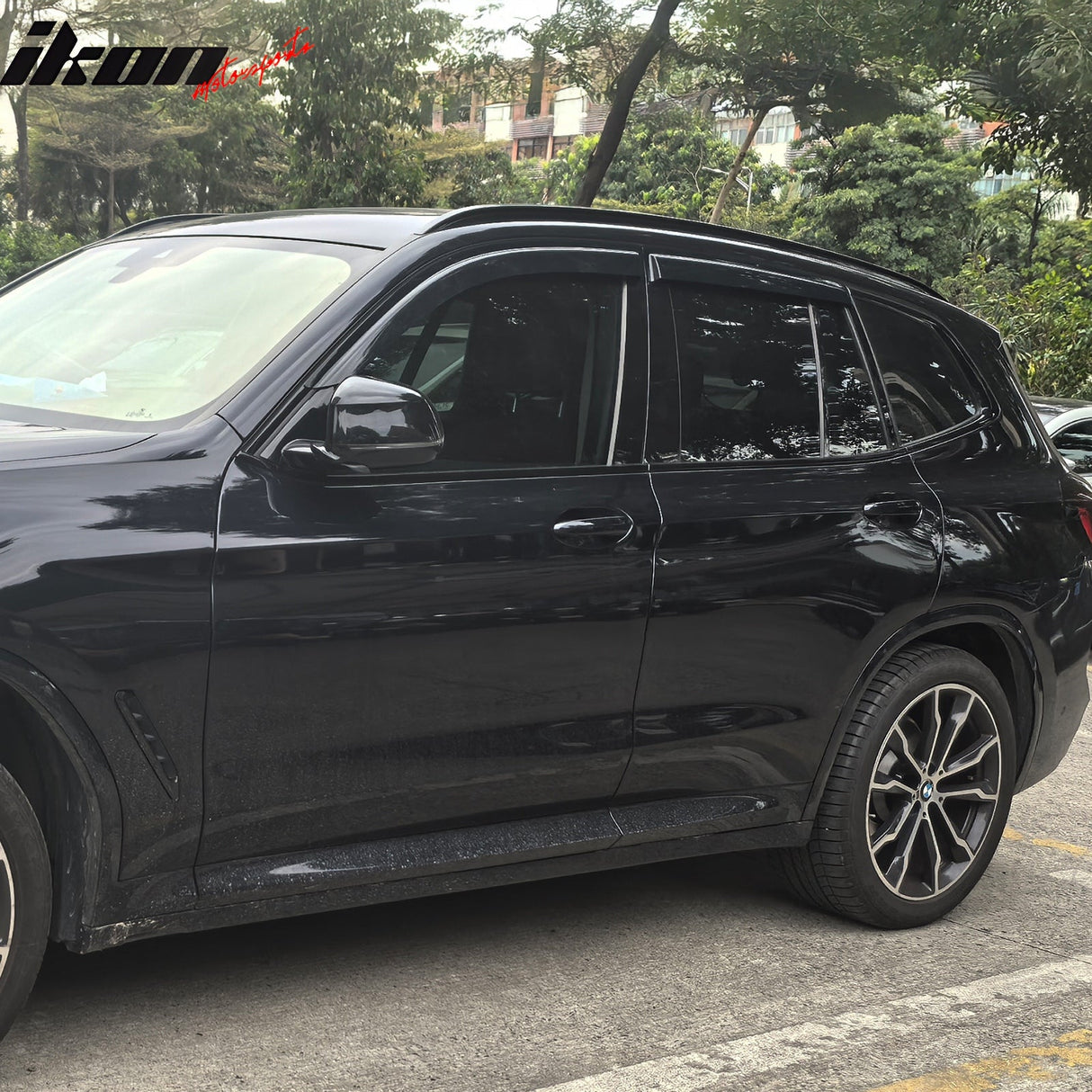 2018-2024 BMW G01 X3 4PCS Tape on Window Visors Vent Rain Sun Guards