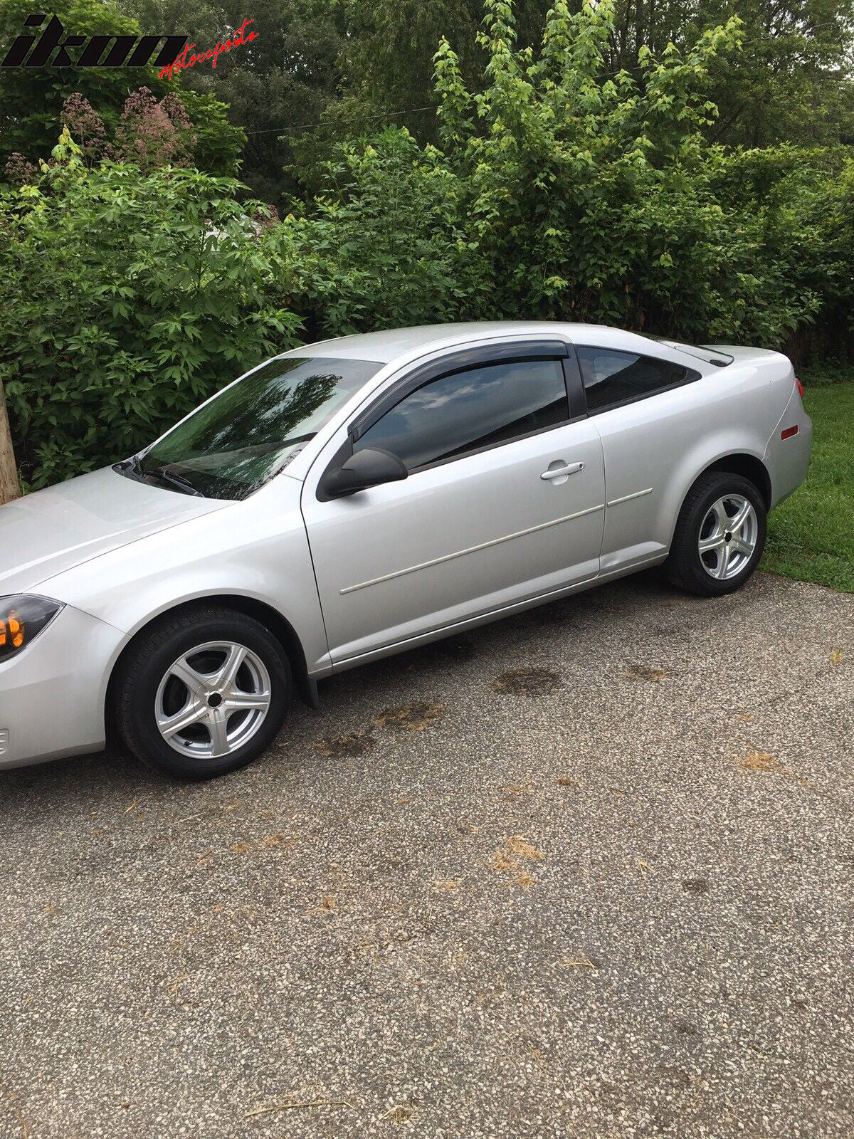 2005-2010 Chevy Cobalt Pontiac G5 Visor Windows Set Acrylic