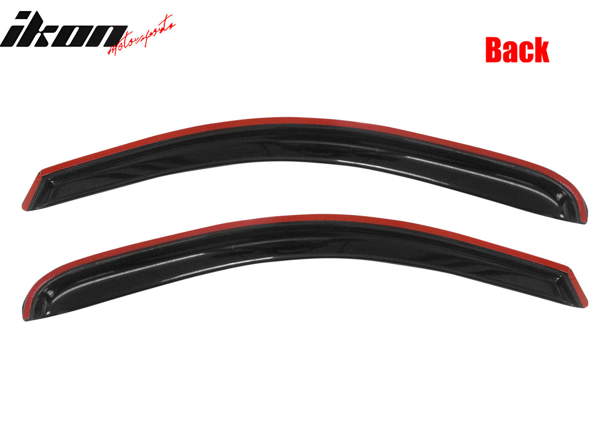 2014-2019 Chevy Silverado GMC Sierra Standard Cab Window Visor Acrylic