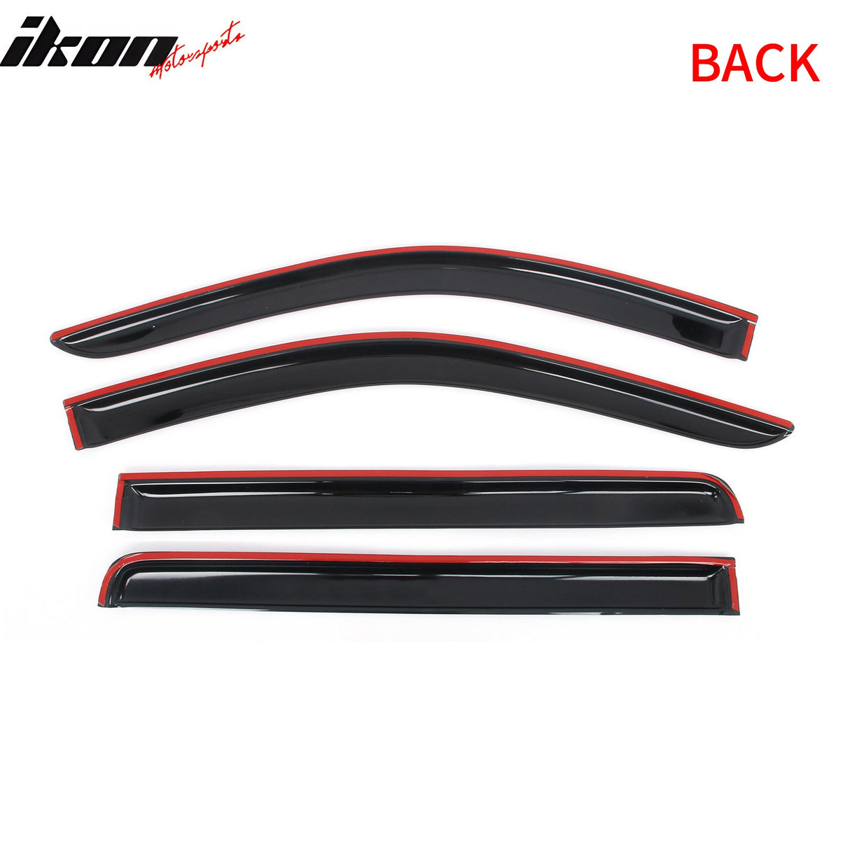 2019-2025 Chevy Silverado & GMC Sierra 1500 Crew Cab 4PC Window Visors