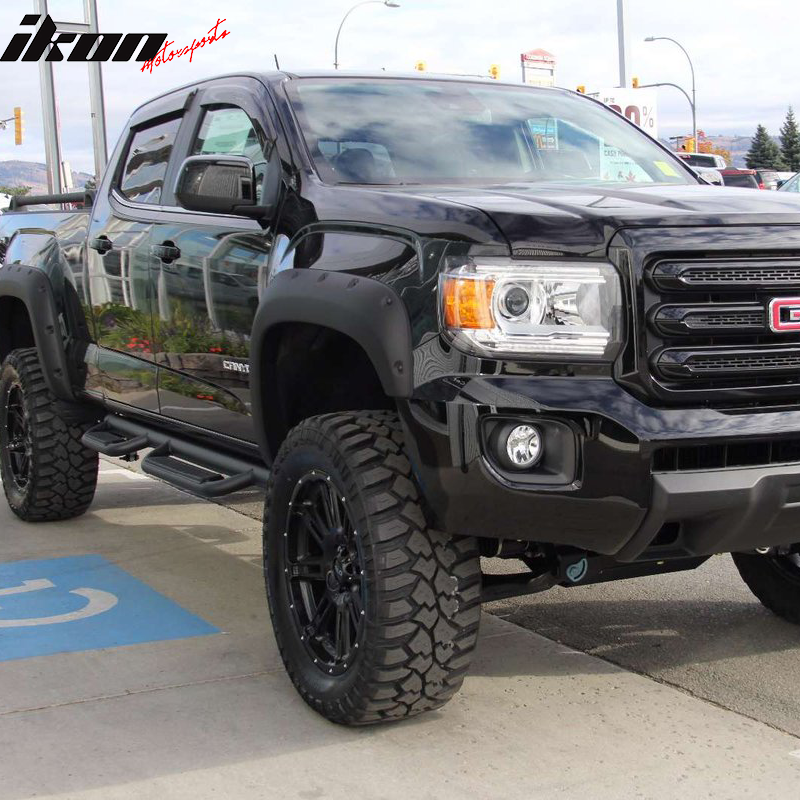 2015-2022 Chevy Colorado GMC Canyon Crew Cab 4Pc Window Visor Acrylic