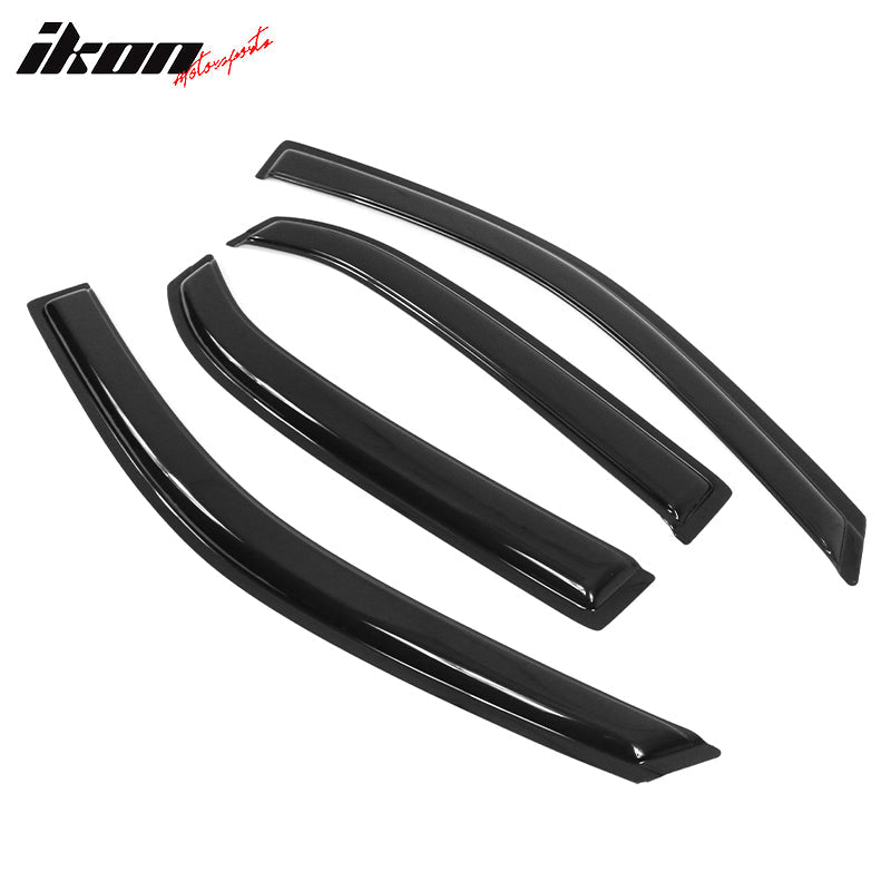 2010-2017 Chevy Equinox Slim Style Smoke Window Visors Guard Acrylic