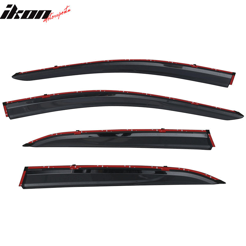 2018-2024 Chevrolet Equinox Acrylic Slim Style 4PC Window Visor Guard