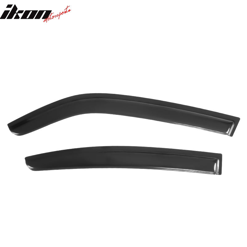 2006-2010 Dodge Charger Tape on Visor Window Rain Guard Acrylic