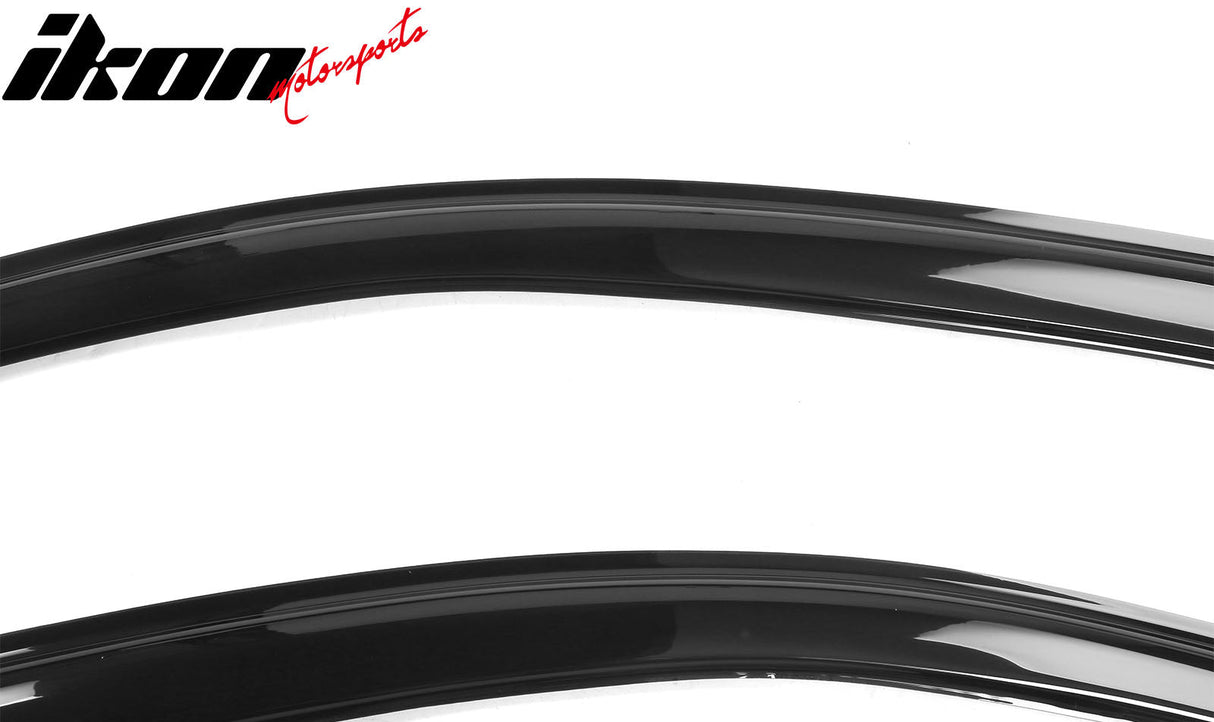 2012-2019 Fiat 500 Side Window Visors Acrylic Sun Rain Guard 2PCS