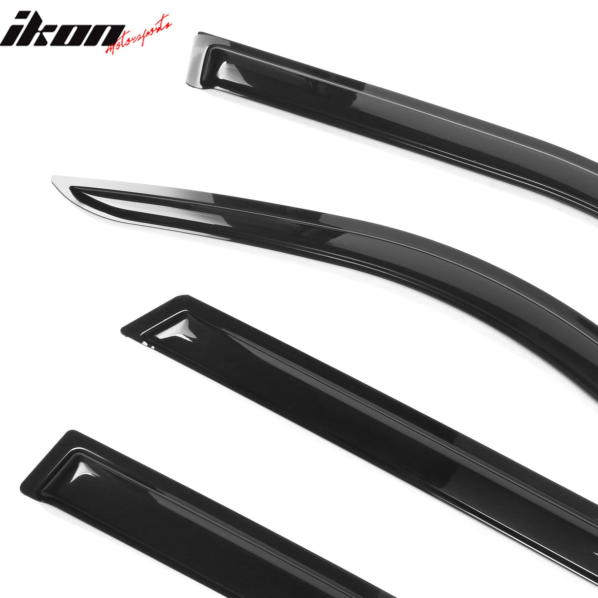 2021-2025 Ford Bronco Sport Slim Style Black Window Visors Acrylic 4PC